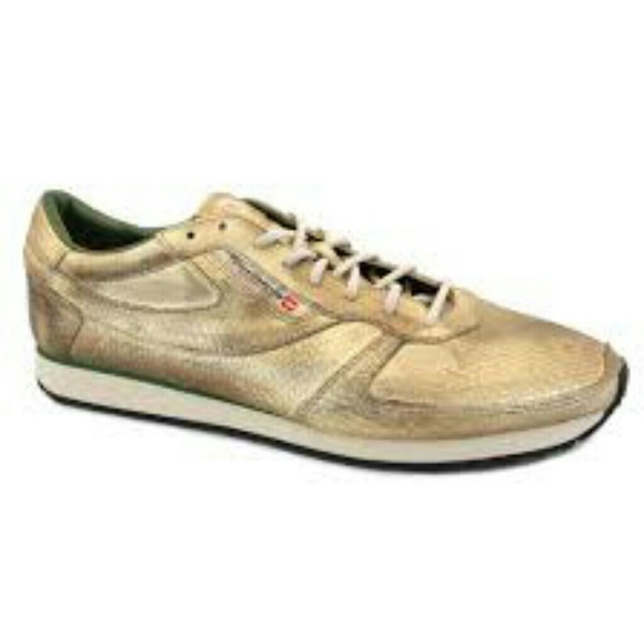 Diesel | Shoes | Diesel Gold Sneakers 